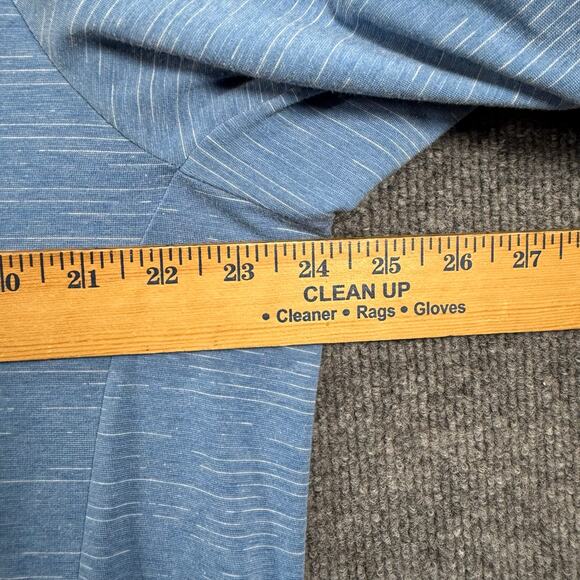 Travis Mathew Energy 1/4 Zip Golf Pullover Men's L Blue Long Sleeve Casual - Picture 5 of 10